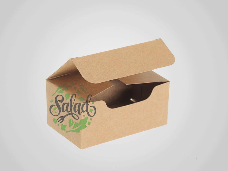 Custom Kraft Salad Boxes