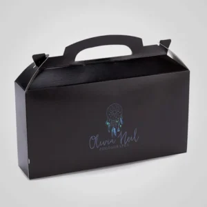 Custom Black Gable Boxes