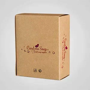 Custom Brown Soap Boxes
